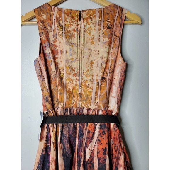 Modcloth Certifiably Sweet Cotton Dress in Trees Pink Size XXS - Picture 8 of 15